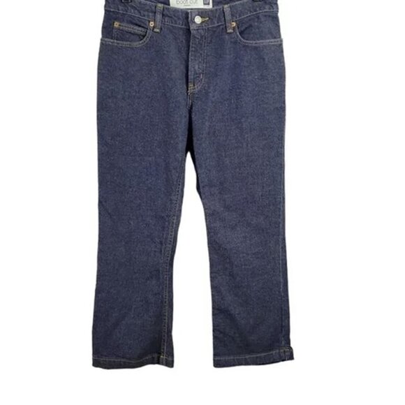 💎094 GAP Bootcut Stretch Cropped Jeans - Picture 3 of 7